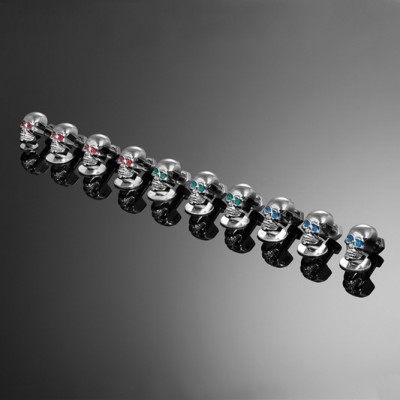 Highway Hawk H03-103 Šroub M6 Lebka chrom 1ks